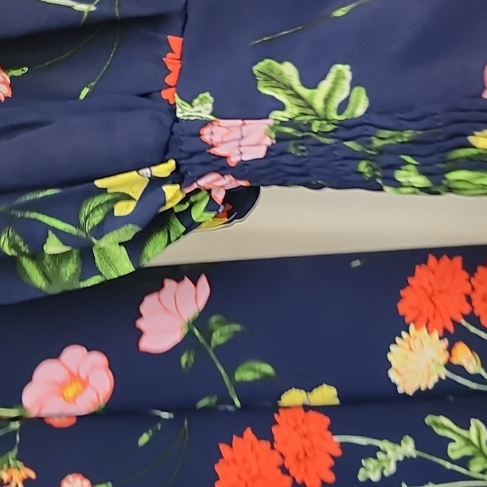 Pomander Place Navy Floral Mini Dress - Picture 3 of 5